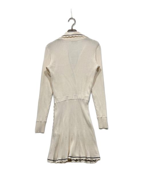 SELF PORTRAIT（セルフ ポートレイト）SELF PORTRAIT (セルフ ポートレイト) マキシ丈ニットワンピース アイボリー サイズ:Ｓの古着・服飾アイテム