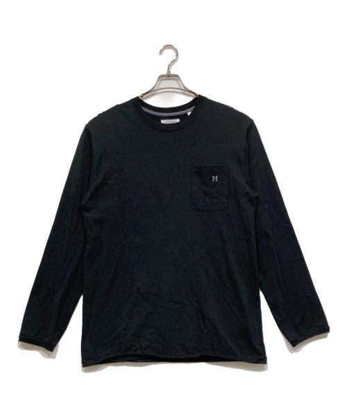 H.R.MARKET（ハリウッドランチマーケッド）H.R.MARKET (ハリウッドランチマーケッド) ロングスリーブカットソー ブラック サイズ:3の古着・服飾アイテム