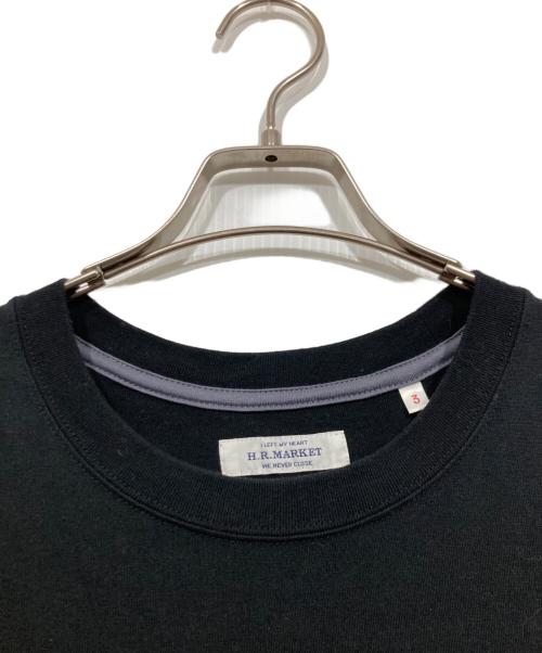 H.R.MARKET（ハリウッドランチマーケッド）H.R.MARKET (ハリウッドランチマーケッド) ロングスリーブカットソー ブラック サイズ:3の古着・服飾アイテム
