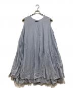 mizuiro-indミズイロインド）の古着「ノースリーブワンピース」｜ブルー
