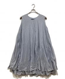 mizuiro-ind（ミズイロインド）の古着「ノースリーブワンピース」｜ブルー