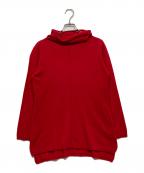 KEI HAYAMA PLUSケイ ハヤマ プリュス）の古着「ハイネックカシミアニット」｜レッド