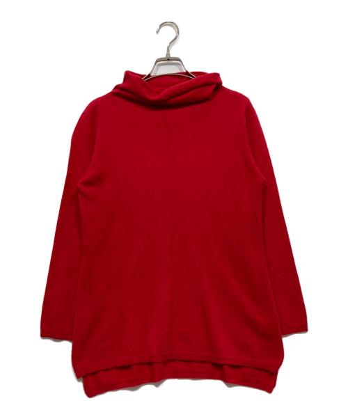 KEI HAYAMA PLUS（ケイ ハヤマ プリュス）KEI Hayama PLUS (ケイ ハヤマ プリュス) ハイネックカシミアニット レッド サイズ:表記なしの古着・服飾アイテム