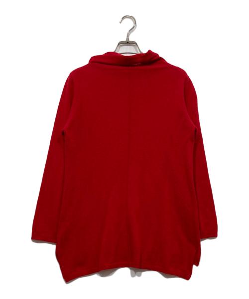 KEI HAYAMA PLUS（ケイ ハヤマ プリュス）KEI Hayama PLUS (ケイ ハヤマ プリュス) ハイネックカシミアニット レッド サイズ:表記なしの古着・服飾アイテム