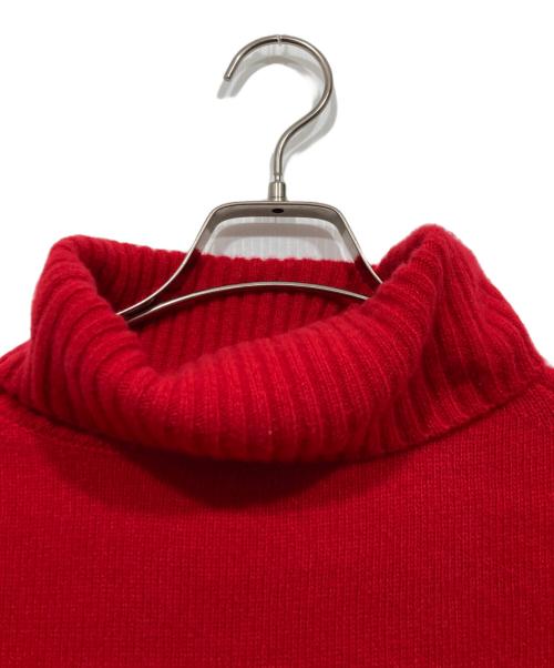 MACKINTOSH PHILOSOPHY（マッキントッシュ フィロソフィー）MACKINTOSH PHILOSOPHY (マッキントッシュ フィロソフィー) カシミア混タートルネックニット レッド サイズ:Mの古着・服飾アイテム