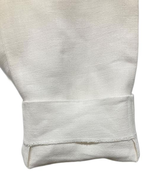 RALPH LAUREN Purple Label（ラルフ ローレン パープル レーベル）RALPH LAUREN PURPLE LABEL (ラルフ ローレン パープル レーベル) リネンパンツ ホワイトの古着・服飾アイテム