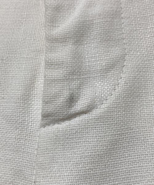 RALPH LAUREN Purple Label（ラルフ ローレン パープル レーベル）RALPH LAUREN PURPLE LABEL (ラルフ ローレン パープル レーベル) リネンパンツ ホワイトの古着・服飾アイテム