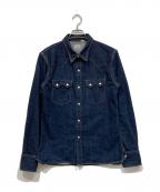 THE FLAT HEADザ・フラットヘッド）の古着「デニムウエスタンシャツ」｜インディゴ