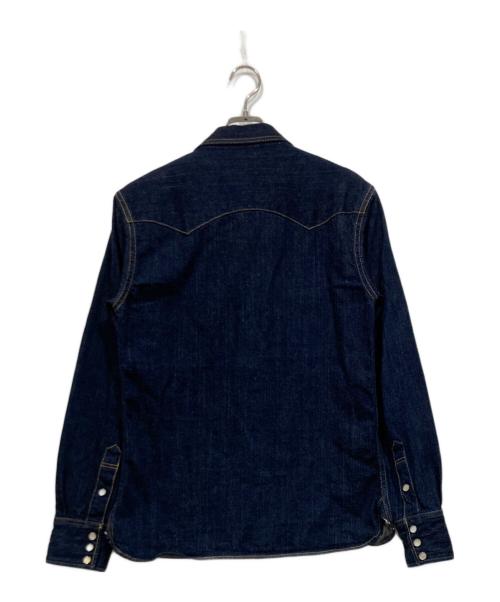 THE FLAT HEAD（ザ・フラットヘッド）THE FLAT HEAD (ザ・フラットヘッド) デニムウエスタンシャツ インディゴ サイズ:40の古着・服飾アイテム