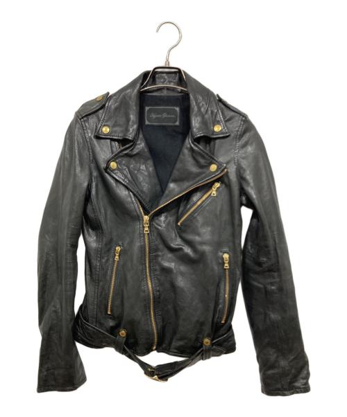 Hysteric Glamour（ヒステリックグラマー）Hysteric Glamour (ヒステリックグラマー) ダブルライダースジャケット ブラック サイズ:FREEの古着・服飾アイテム