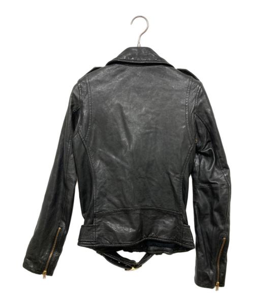 Hysteric Glamour（ヒステリックグラマー）Hysteric Glamour (ヒステリックグラマー) ダブルライダースジャケット ブラック サイズ:FREEの古着・服飾アイテム