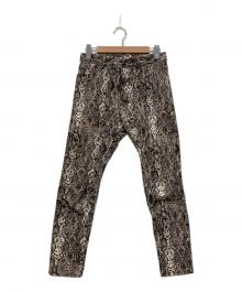 Needles（ニードルズ）の古着「21SS SKINNY JEAN-PYTHON PT スキニーパンツ」｜ベージュ