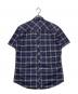 BURBERRY LONDON (バーバリーロンドン) ロゴ刺繍半袖シャツ ブルー サイズ:M：15000円
