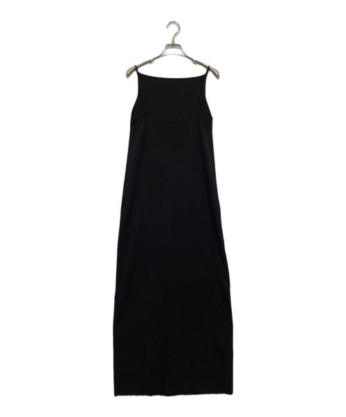 moussy（マウジー）moussy (マウジー) BACKLESS ニットドレス ブラック サイズ:2の古着・服飾アイテム