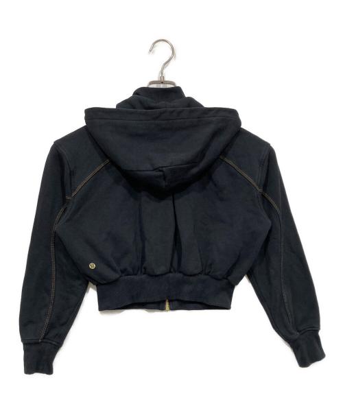 LULULEMON（ルルレモン）LULULEMON (ルルレモン) ジップパーカー ブラック サイズ:2の古着・服飾アイテム