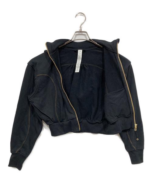 LULULEMON（ルルレモン）LULULEMON (ルルレモン) ジップパーカー ブラック サイズ:2の古着・服飾アイテム