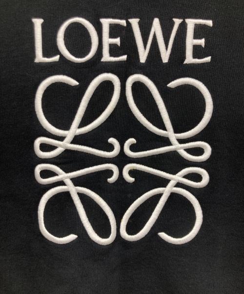 LOEWE（ロエベ）LOEWE (ロエベ) アナグラムロゴ刺繍スウェット ブラック サイズ:Lの古着・服飾アイテム