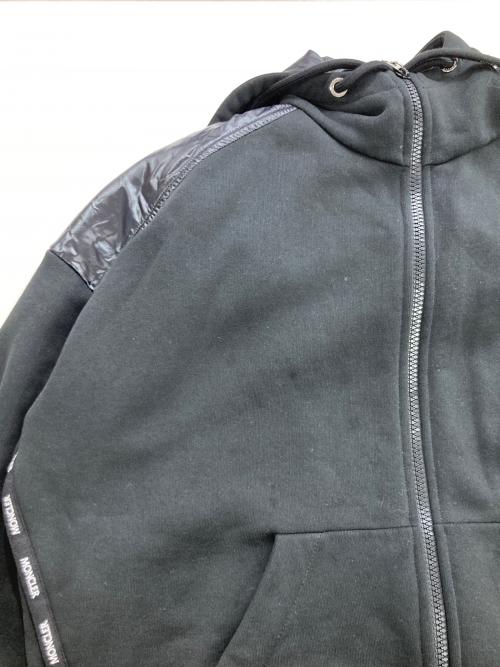 MONCLER（モンクレール）MONCLER (モンクレール) ジップパーカー / ZIP UP CARDIGAN ブラック サイズ:Mの古着・服飾アイテム