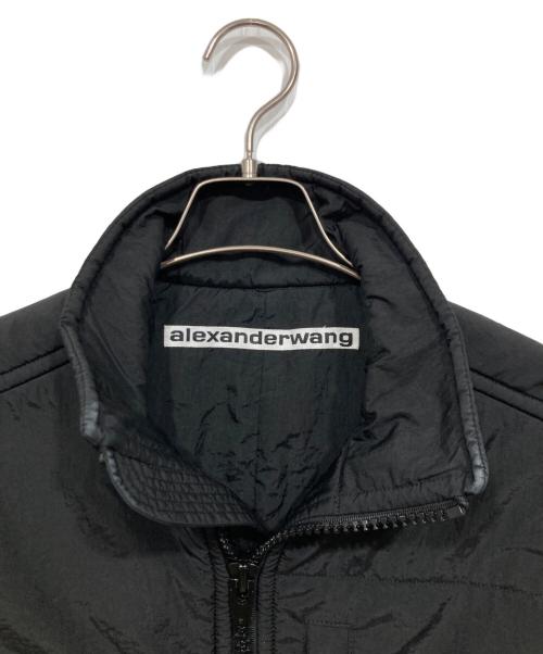 ALEXANDER WANG（アレキサンダー・ワン）ALEXANDER WANG (アレキサンダーワン) クロップド ジップアップ ジャケット ブラック サイズ:XSの古着・服飾アイテム