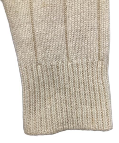 MONCLER（モンクレール）MONCLER (モンクレール) ウールカシミアカーディガン / CARDIGAN TRICOT アイボリー サイズ:Sの古着・服飾アイテム