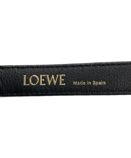 LOEWE（ロエベ）LOEWE (ロエベ) キュービーバッグ(スモール) ネイビー×ホワイトの古着・服飾アイテム
