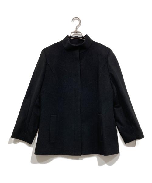GIVENCHY（ジバンシィ）GIVENCHY (ジバンシィ) スタンドカラーカシミヤショートコート ブラック サイズ:42の古着・服飾アイテム