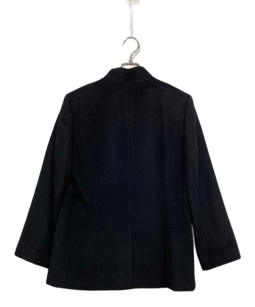 GIVENCHY（ジバンシィ）GIVENCHY (ジバンシィ) スタンドカラーカシミヤショートコート ブラック サイズ:42の古着・服飾アイテム