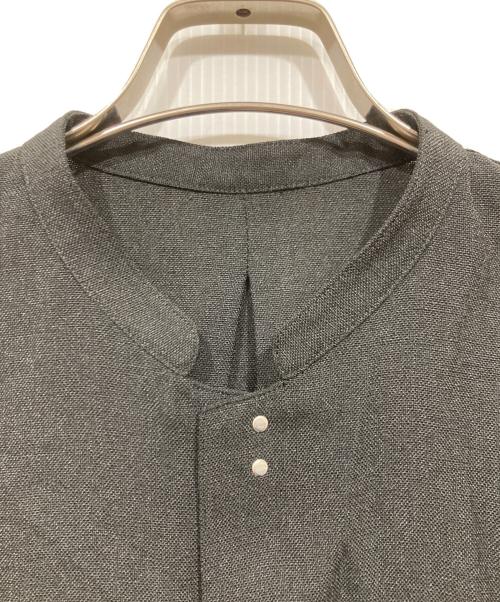 MACKINTOSH PHILOSOPHY（マッキントッシュ フィロソフィー）MACKINTOSH PHILOSOPHY (マッキントッシュ フィロソフィー) リネンライクオックススタンドカラージャケット ブラック サイズ:2の古着・服飾アイテム