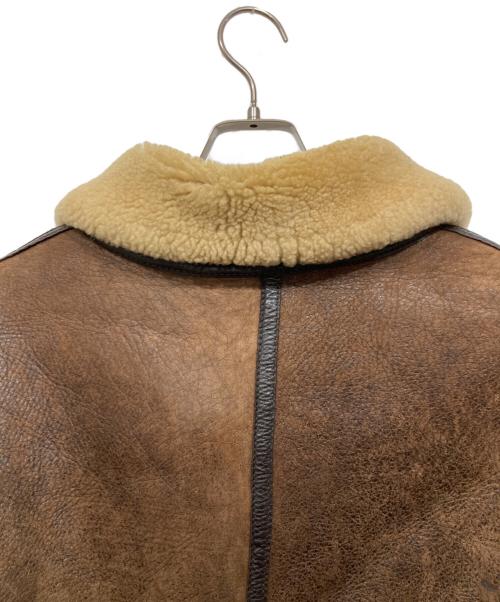 NO BRAND（ノーブランド）NO BRAND (ノーブランド) ムートンフライトジャケット/B-3 ブラウン サイズ:Ｍの古着・服飾アイテム