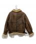 NO BRAND (ノーブランド) ムートンフライトジャケット/B-3 ブラウン サイズ:Ｍ：10000円