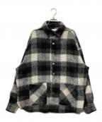 DANKE SCHONダンケ シェーン）の古着「BLIND HOOK SHAGGY SH/ ブラインドホックシャギーシャツ」｜ブラック