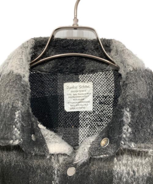 DANKE SCHON（ダンケ シェーン）DANKE SCHON (ダンケ シェーン) BLIND HOOK SHAGGY SH/ ブラインドホックシャギーシャツ ブラック サイズ:Freeの古着・服飾アイテム