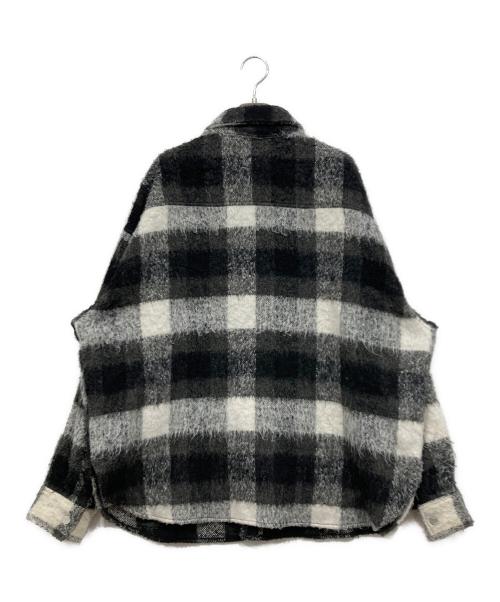 DANKE SCHON（ダンケ シェーン）DANKE SCHON (ダンケ シェーン) BLIND HOOK SHAGGY SH/ ブラインドホックシャギーシャツ ブラック サイズ:Freeの古着・服飾アイテム