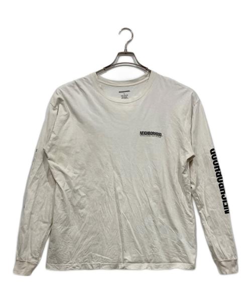 NEIGHBORHOOD（ネイバーフッド）NEIGHBORHOOD (ネイバーフッド) ロングスリーブTシャツ ホワイト サイズ:Lの古着・服飾アイテム