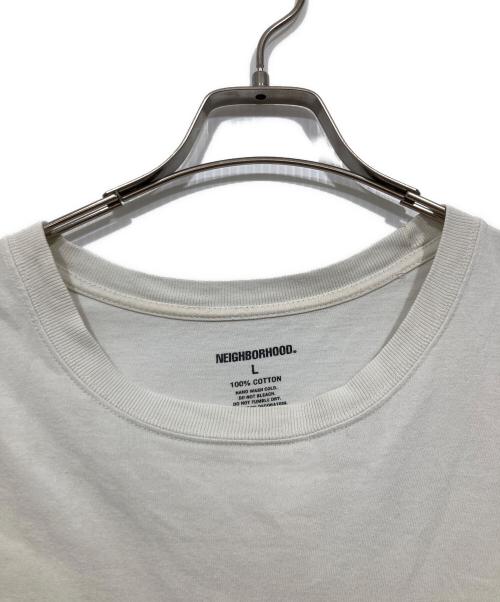 NEIGHBORHOOD（ネイバーフッド）NEIGHBORHOOD (ネイバーフッド) ロングスリーブTシャツ ホワイト サイズ:Lの古着・服飾アイテム