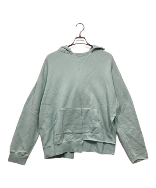 jieda（ジエダ）jieda (ジエダ) ASYMMETRY HOODIE  / アシンメトリーパーカー ブルー サイズ:1の古着・服飾アイテム