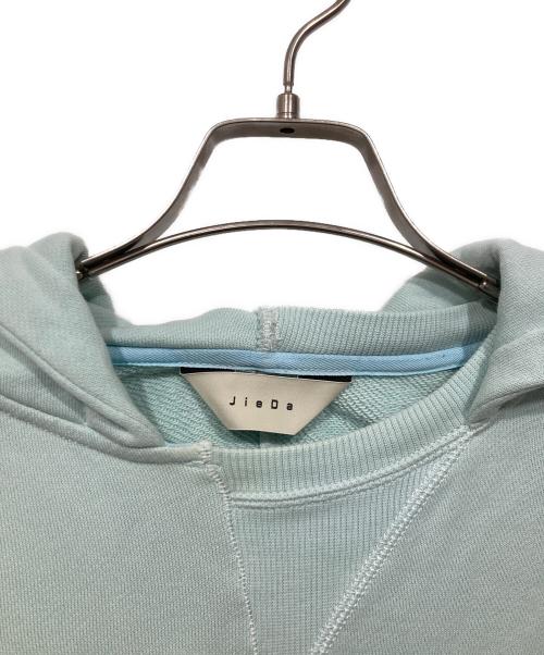 jieda（ジエダ）jieda (ジエダ) ASYMMETRY HOODIE  / アシンメトリーパーカー ブルー サイズ:1の古着・服飾アイテム