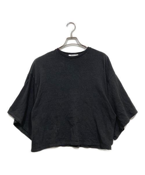 suadeo（スアデオ）suadeo (スアデオ) ドロップショルダーワイドTシャツ ブラック サイズ:Freeの古着・服飾アイテム