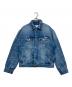 Calvin Klein Jeans（カルバンクラインジーンズ）の古着「90s ウォッシュドデニムトラッカージャケット」｜ブルー