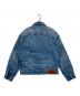 Calvin Klein Jeans (カルバンクラインジーンズ) 90s ウォッシュドデニムトラッカージャケット ブルー サイズ:XS：8000円