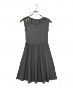 MILLYミリー）の古着「ノースリーブワンピース」｜グレー