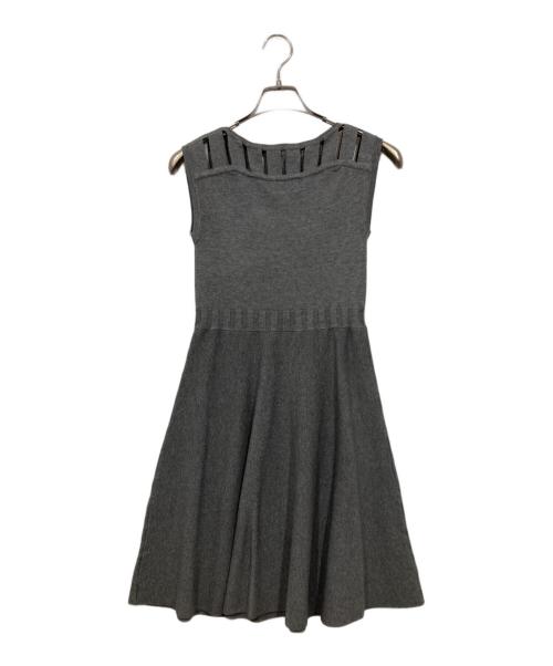 MILLY（ミリー）MILLY (ミリー) ノースリーブワンピース グレー サイズ:P 未使用品の古着・服飾アイテム