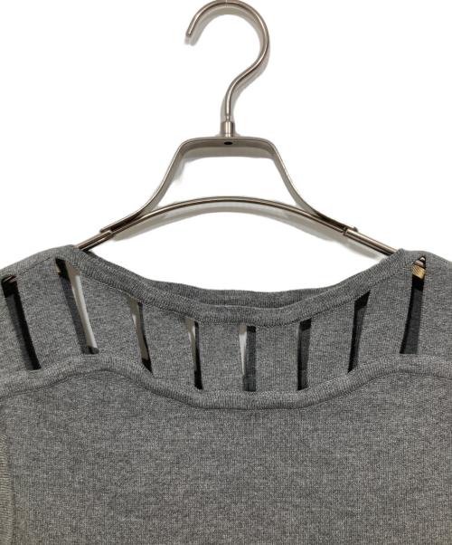 MILLY（ミリー）MILLY (ミリー) ノースリーブワンピース グレー サイズ:P 未使用品の古着・服飾アイテム