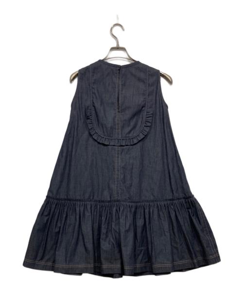 N°21（ヌメロヴェントゥーノ）N°21 (ヌメロヴェントゥーロ) ノースリーブワンピース / ダンガリーノースリーブワンピース インディゴ サイズ:36の古着・服飾アイテム