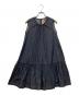 N°21（ヌメロヴェントゥーロ）の古着「ノースリーブワンピース / ダンガリーノースリーブワンピース」｜インディゴ