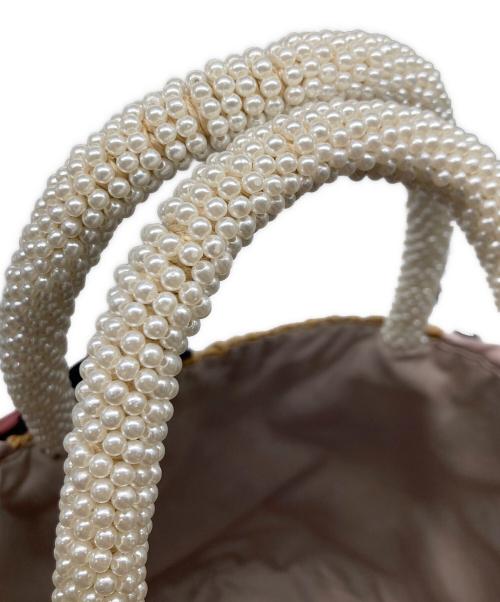 a-jolie（アジョリー）a-jolie (アジョリー) アイラッシュ カゴバッグ ベージュの古着・服飾アイテム