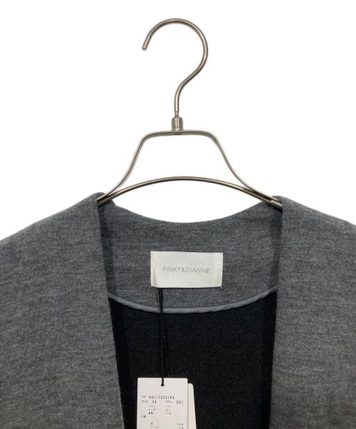 Pinky & Dianne（ピンキーアンドダイアン）Pinky & Dianne (ピンキーアンドダイアン) リバージャージファーポケット グレー サイズ:34 未使用品の古着・服飾アイテム