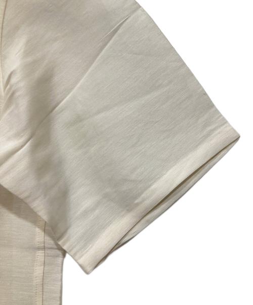 Yohji Yamamoto pour homme（ヨウジヤマモト プールオム）Yohji Yamamoto pour homme (ヨウジヤマモト プールオム) プルオーバー半袖リネン混シャツ ベージュ サイズ:3の古着・服飾アイテム