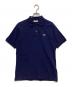 LACOSTE（ラコステ）の古着「半袖ポロシャツ / クラシックフィット カノコポロシャツ」｜ネイビー