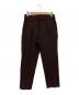 STUDIOUS（ステュディオス）の古着「タックテーパードパンツ」｜ブラウン